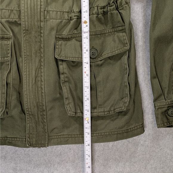 Crazy 8 Green Military Style Jacket for Girls, Size XL 14  100% Cotton - Picture 10 of 14